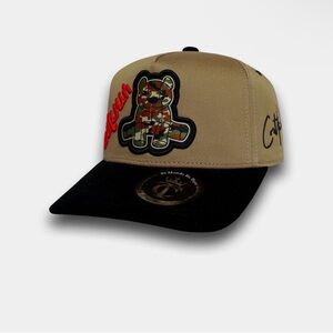 Belikin Tan and Black Cap with Bear Patch